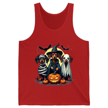 Dachshund Halloween Costumes dachshunds Tank Top Red product mockup