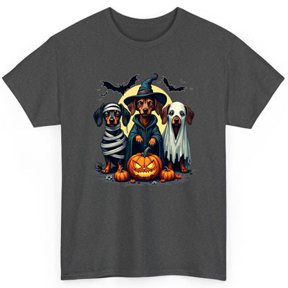 Dachshund Halloween Costumes dachshunds T-Shirt Dark Heather product mockup
