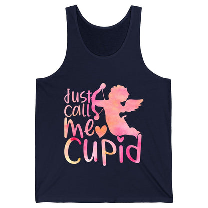 Just Call Me Cupid cupid Tank Top Navy product mockup