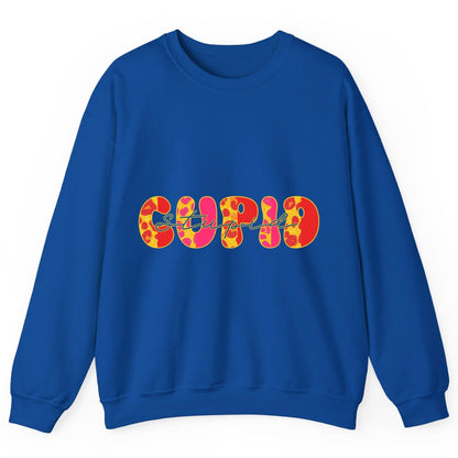 Stupid Cupid anti-Valentine's Day Sweatshirt Royal product mockup