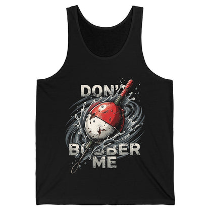 Don't Bobber Me fishing Tank Top Black product mockup