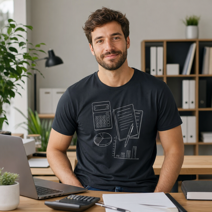Funny accountant graphic shirts