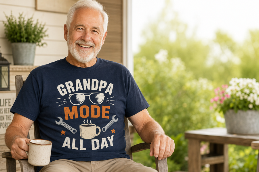 Funny graphic shirts for grandpas