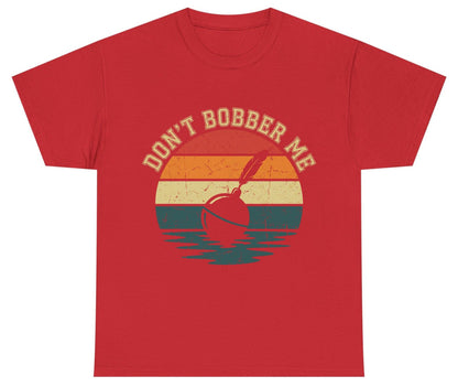Don't Bobber Me fishing Youth T-Shirt Red product mockup