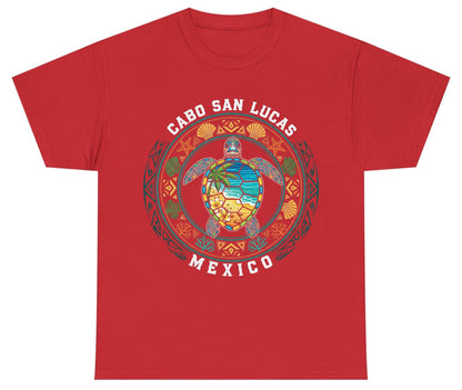 Cabo San Lucas Mexico sea turtle Youth T-Shirt Red product mockup