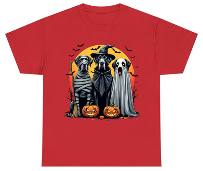 Halloween Dogs in Costumes Halloween dogs Youth T-Shirt Red product mockup