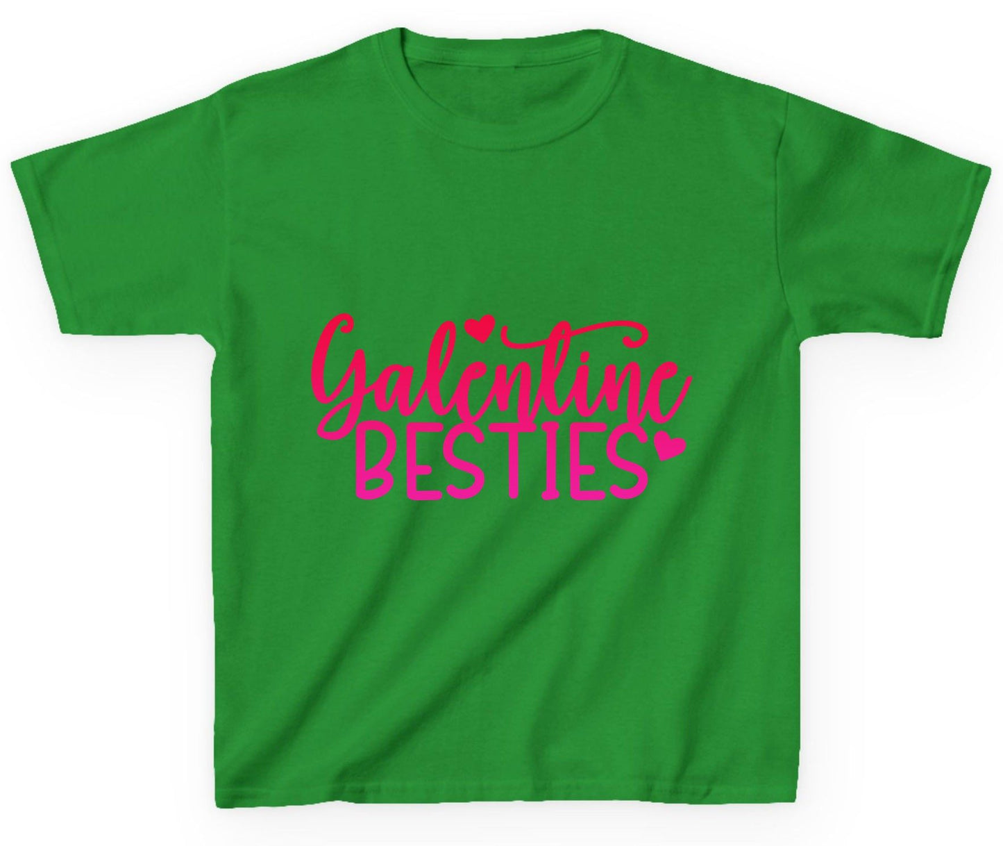 Galentine Besties galentine's day Youth T-Shirt Irish Green product mockup