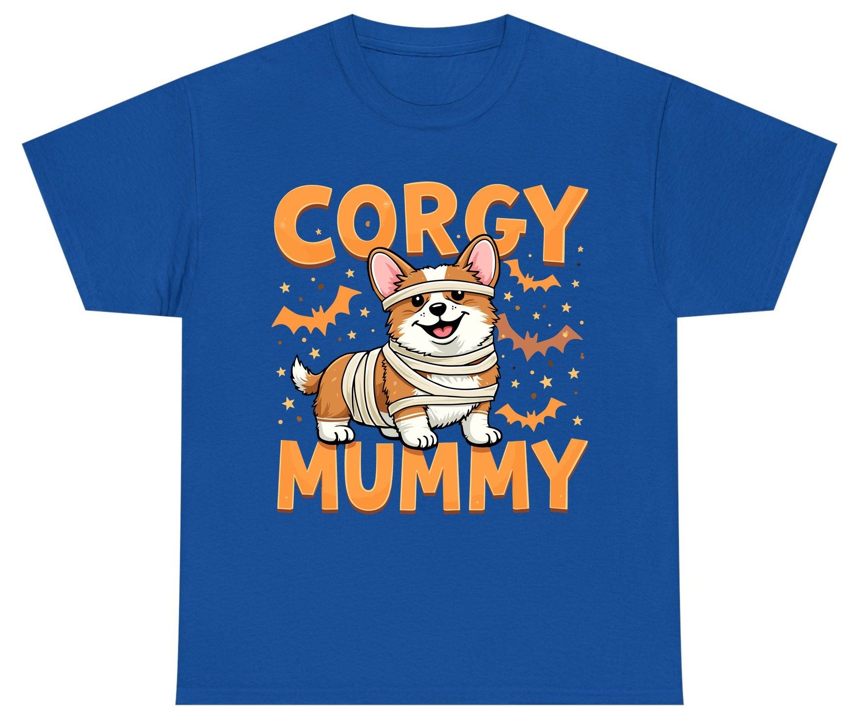 Corgy Mummy corgi Youth T-Shirt Royal product mockup