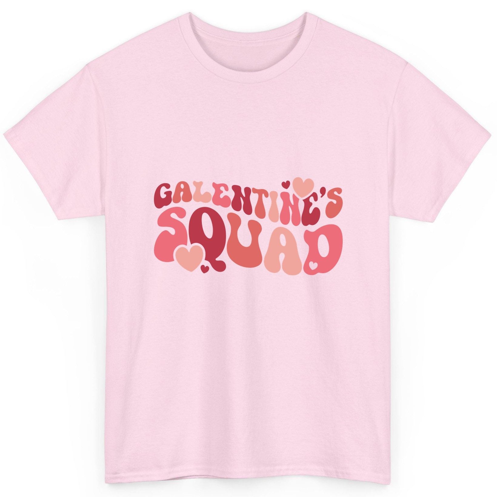 Galentine's Squad galentine's day T-Shirt Light Pink product mockup