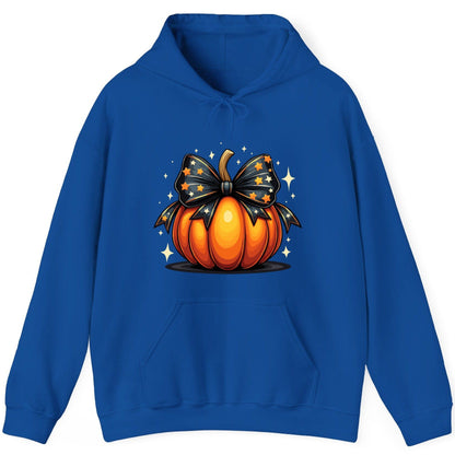 Starry Bow Pumpkin Halloween pumpkin Hoodie Royal product mockup