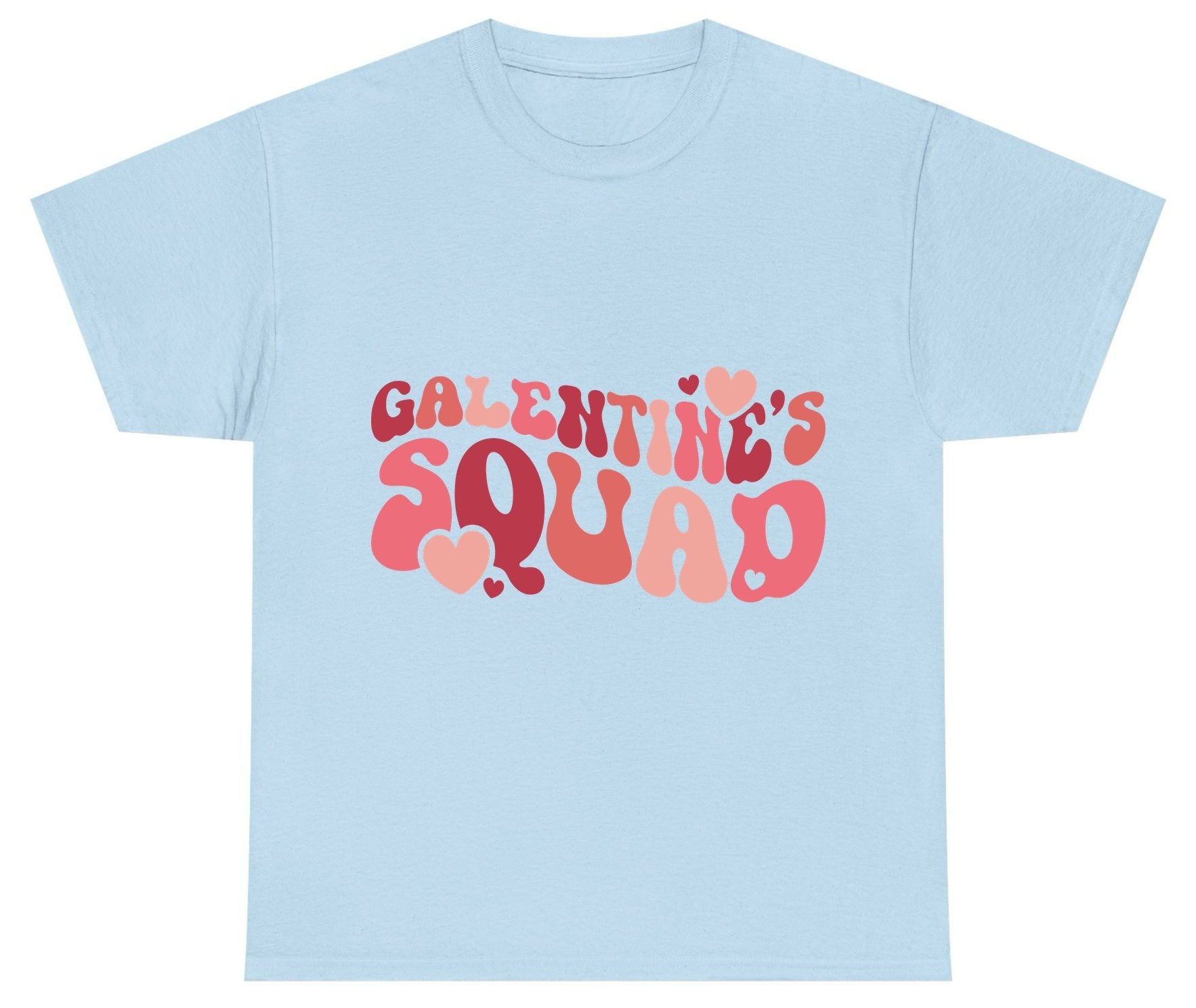 Galentine's Squad galentine's day Youth T-Shirt Light Blue product mockup