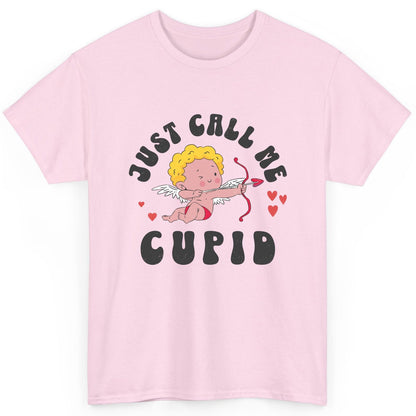 Just Call Me Cupid cupid T-Shirt Light Pink product mockup