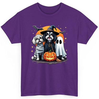 Halloween Dogs Costumes Halloween dogs T-Shirt Purple product mockup