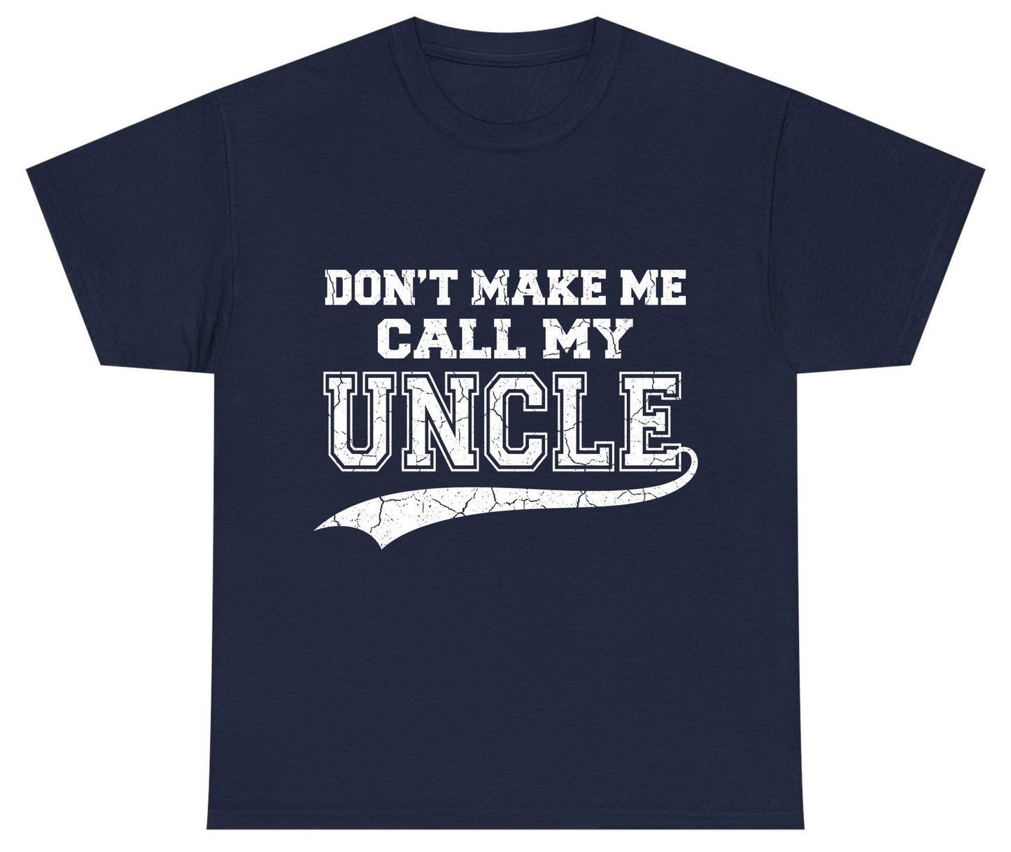 Don't Make Me Use My Uncle Voice uncle Youth T-Shirt Navy product mockup
