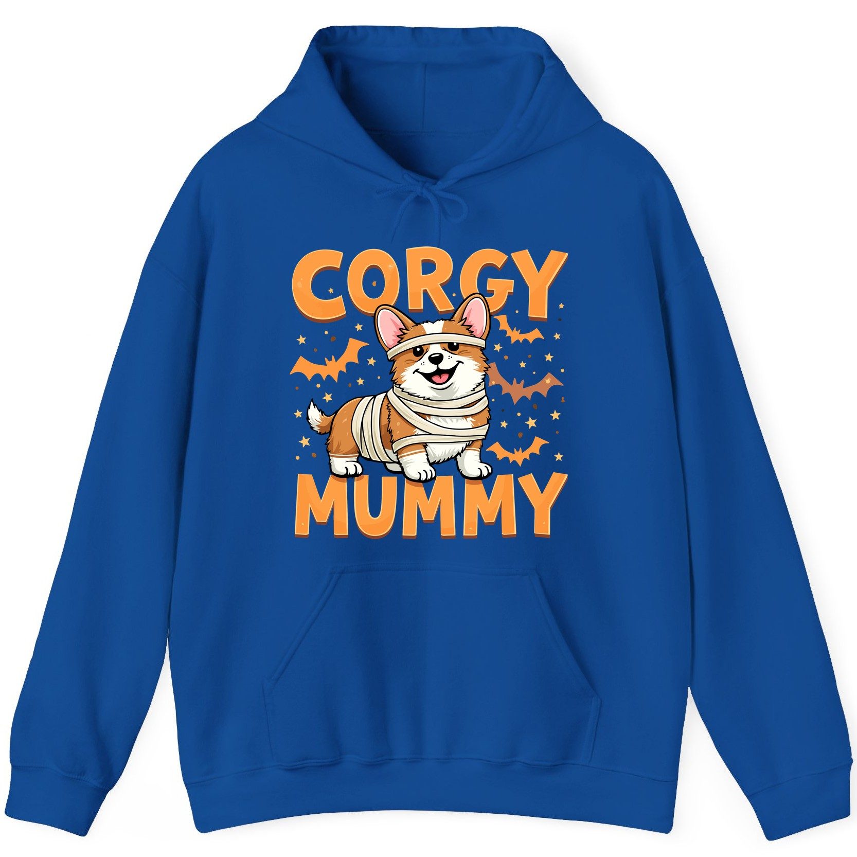 Corgy Mummy corgi Hoodie Royal product mockup