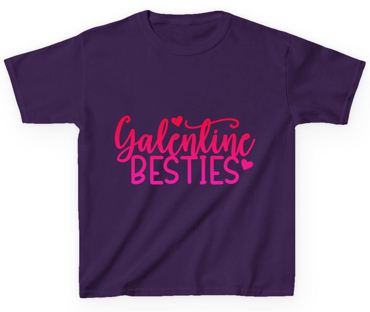 Galentine Besties galentine's day Youth T-Shirt Purple product mockup