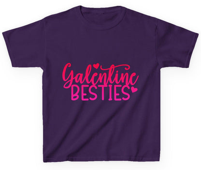 Galentine Besties galentine's day Youth T-Shirt Purple product mockup