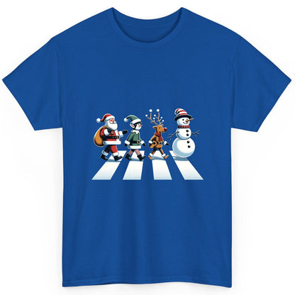 Christmas Abbey Road Parody Christmas abbey road parody T-Shirt Royal product mockup