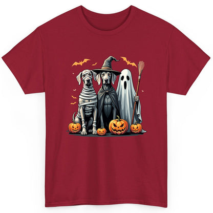 Halloween Weimaraner Dogs Halloween weimaraner dogs T-Shirt Cardinal Red product mockup