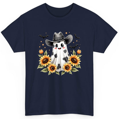Cowboy Ghost Sunflowers cowboy ghost T-Shirt Navy product mockup
