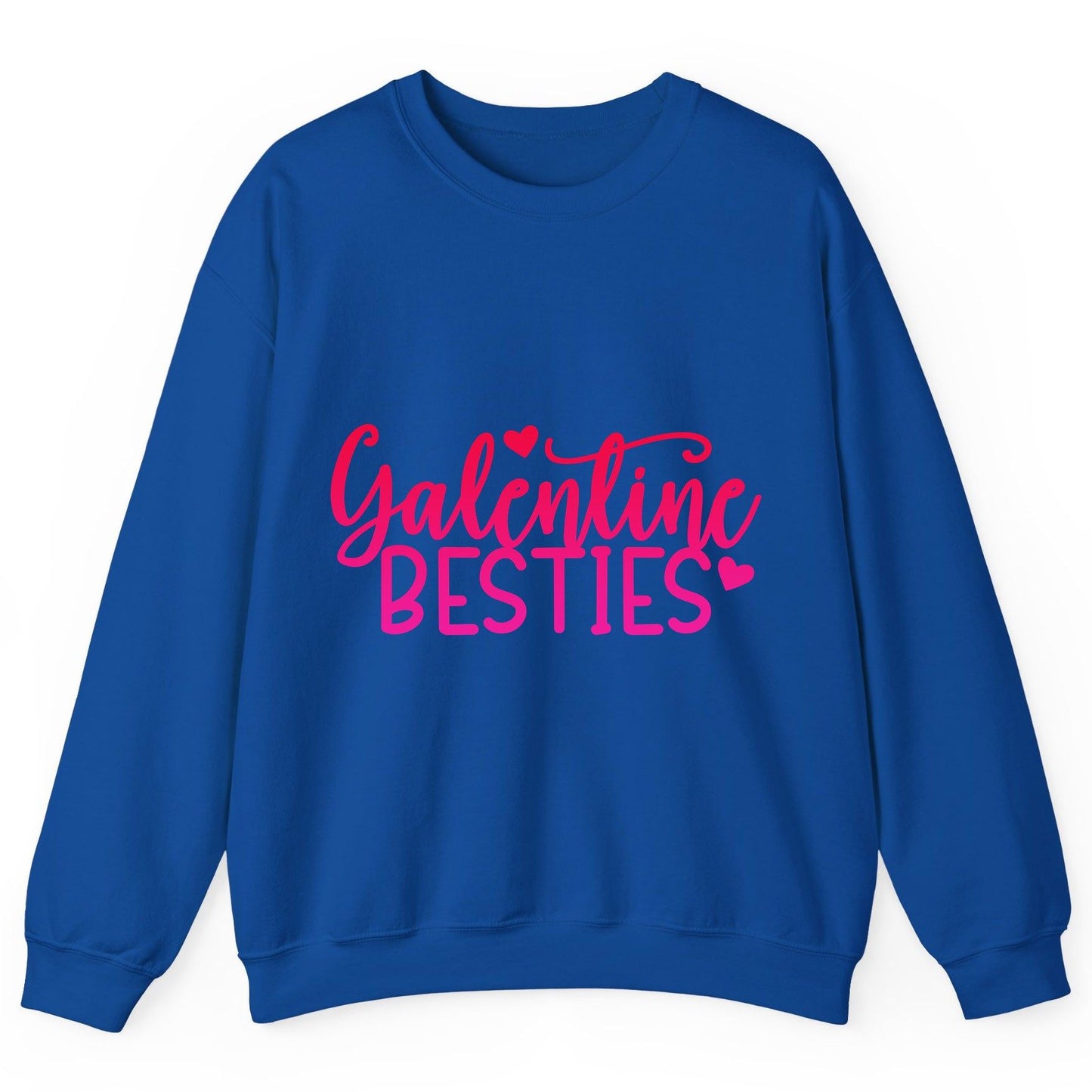 Galentine Besties galentine's day Sweatshirt Royal product mockup