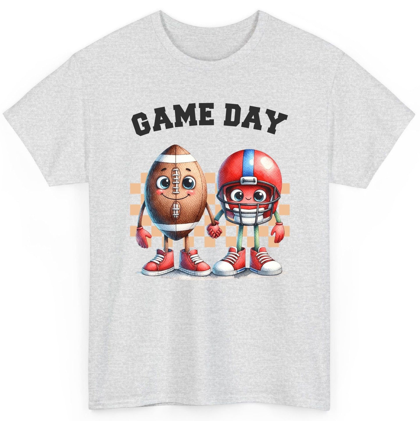 Game Day american football T-Shirt Ash product mockup