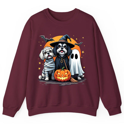 Halloween Dogs Costumes Halloween dogs Sweatshirt Maroon product mockup