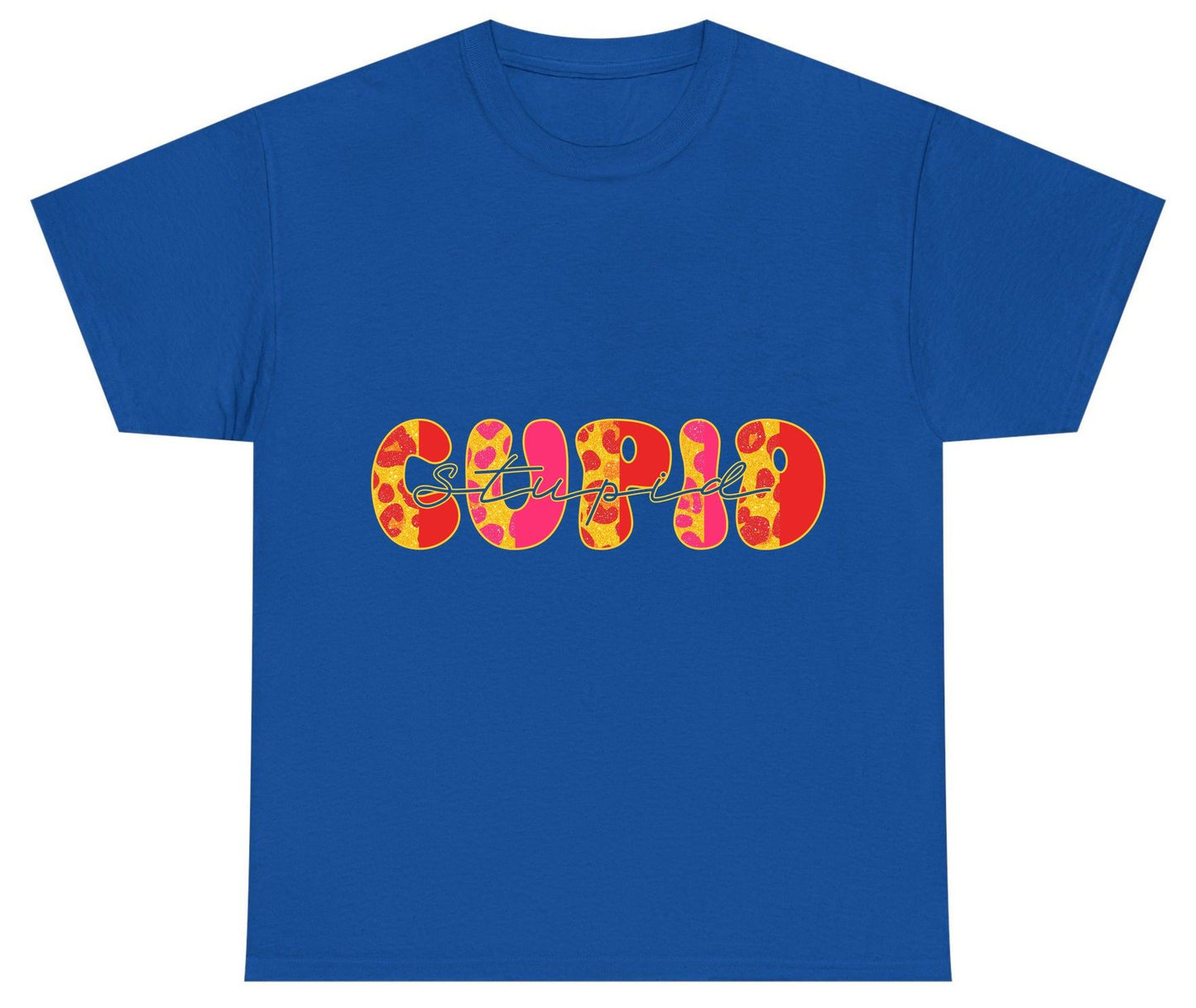Stupid Cupid anti-Valentine's Day Youth T-Shirt Royal product mockup