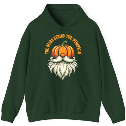 The Beard Behind the Pumpkin Halloween gnome Hoodie Forest Green product mockup
