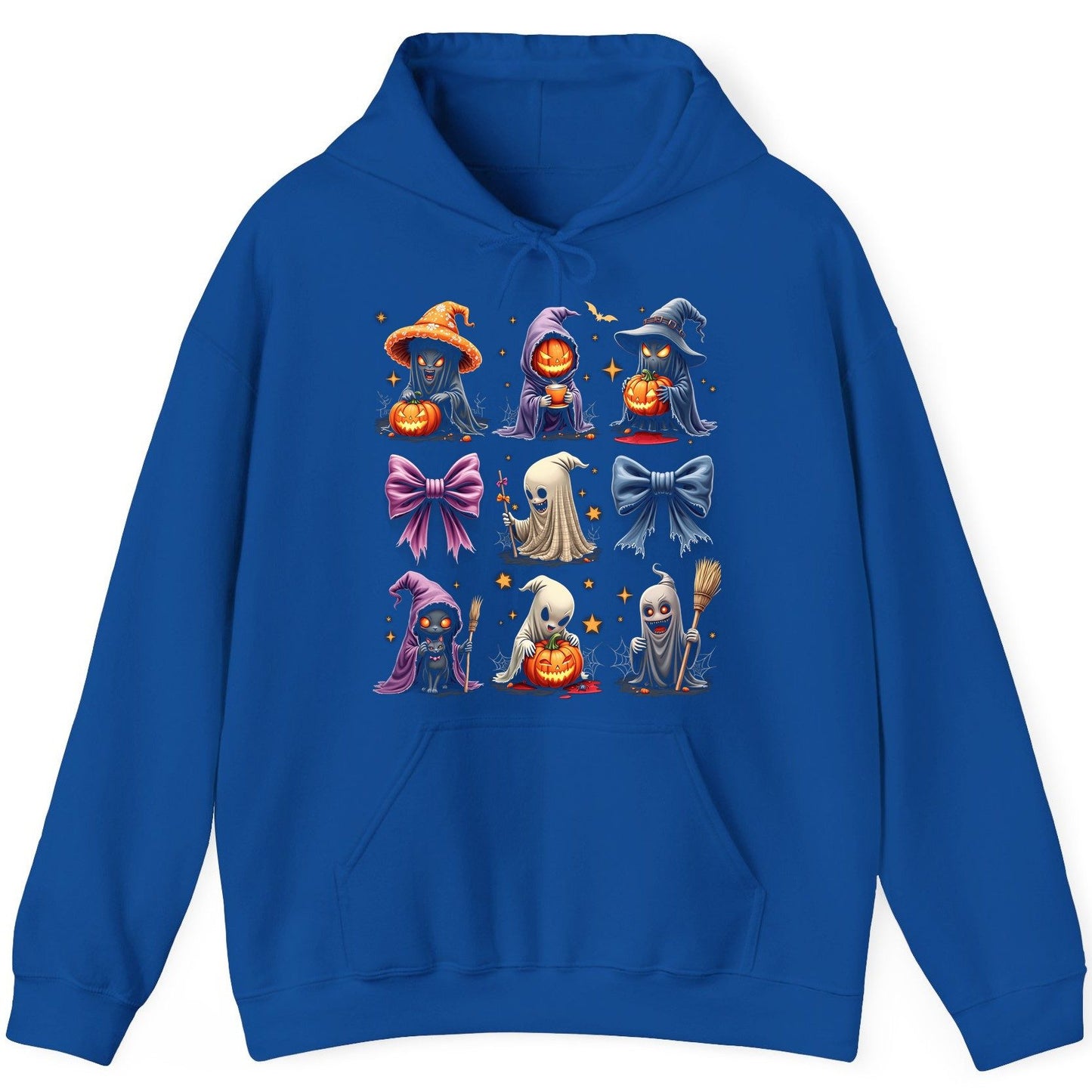 Spooky Cute Halloween Characters Halloween characters Hoodie Royal product mockup