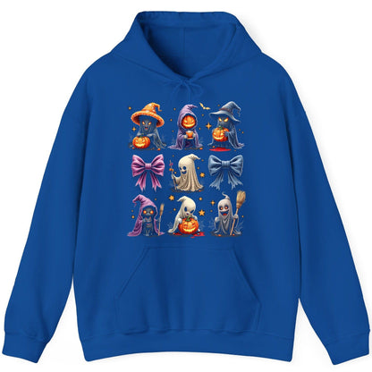 Spooky Cute Halloween Characters Halloween characters Hoodie Royal product mockup