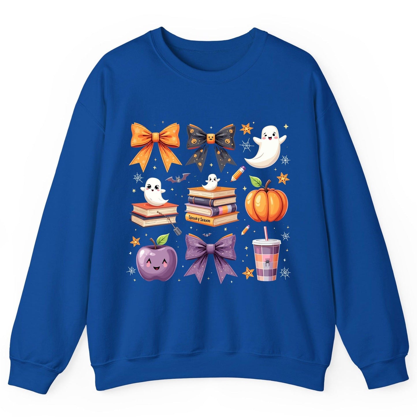 Spooky Season Halloween Sweatshirt Royal product mockup