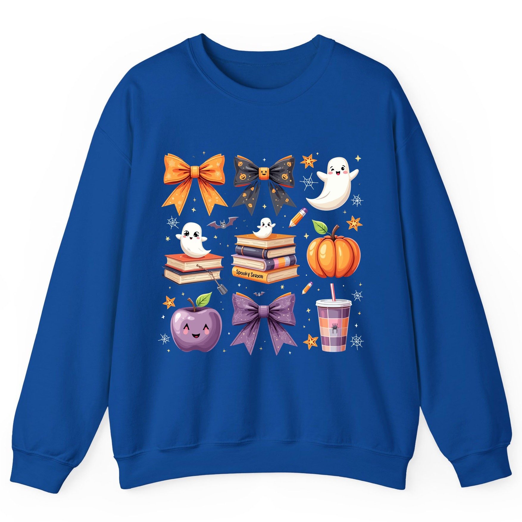 Spooky Season Halloween Sweatshirt Royal product mockup