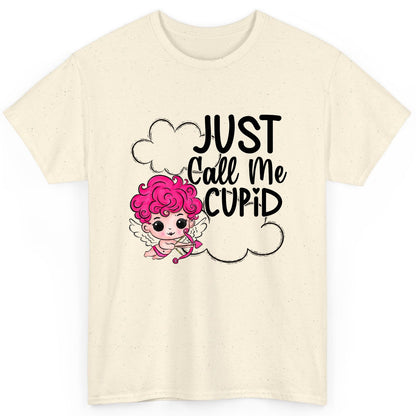 Just Call Me Cupid cupid T-Shirt Natural product mockup