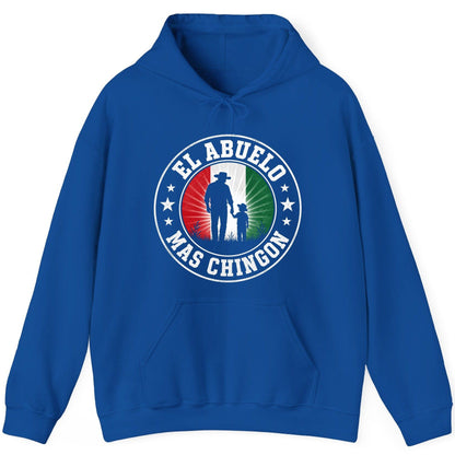 El Abuelo Mas Chingon mexican grandfather Hoodie Royal product mockup