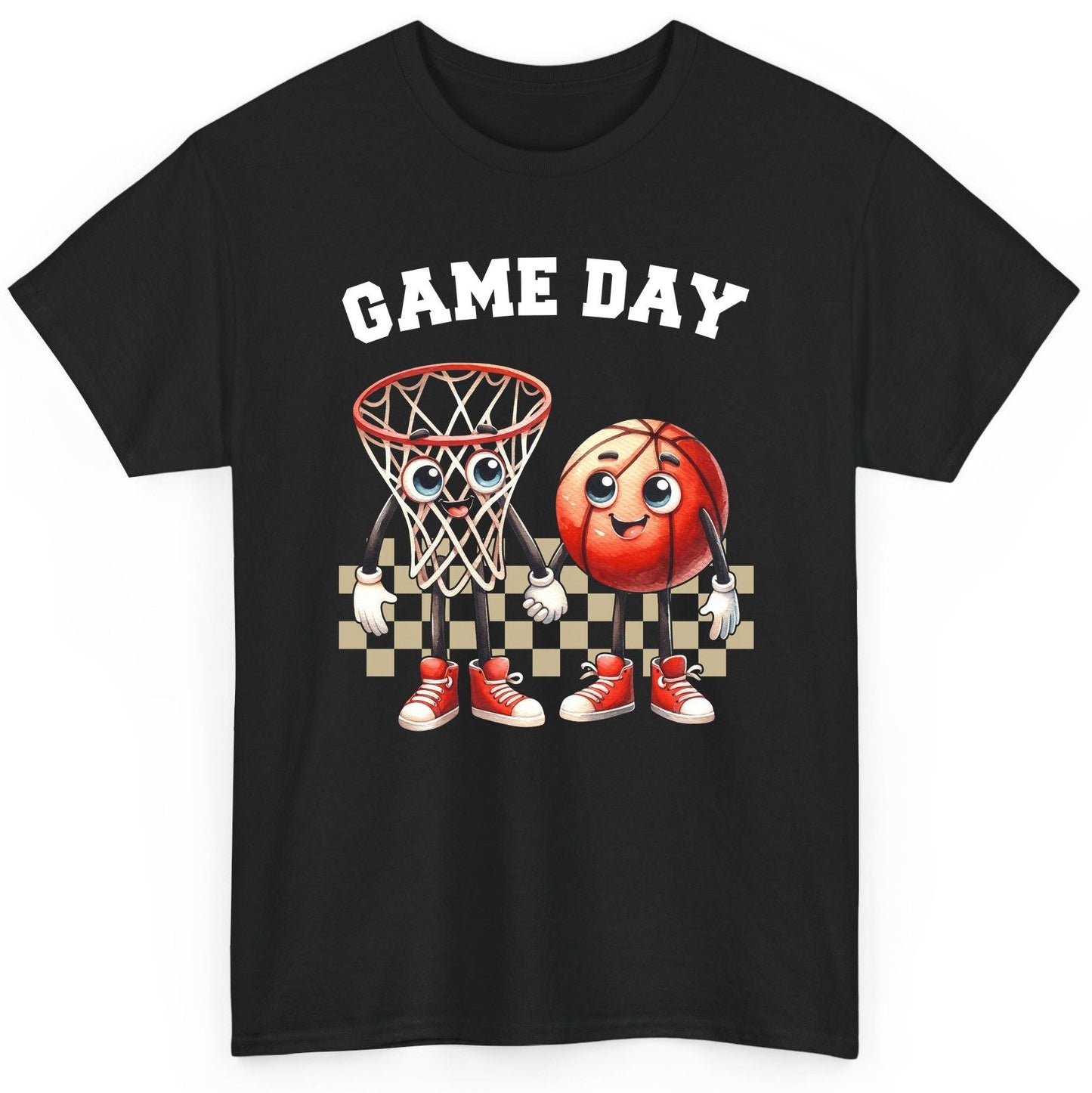 Game Day basketball T-Shirt Black product mockup