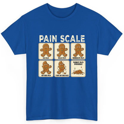 Pain Scale gingerbread man pain scale T-Shirt Royal product mockup