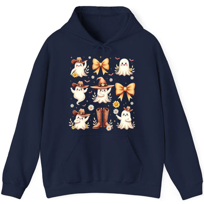 Boo Haw Cute Ghost cute ghost Hoodie Navy product mockup