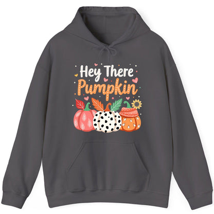 Hey There Pumpkin fall pumpkins Hoodie Charcoal product mockup