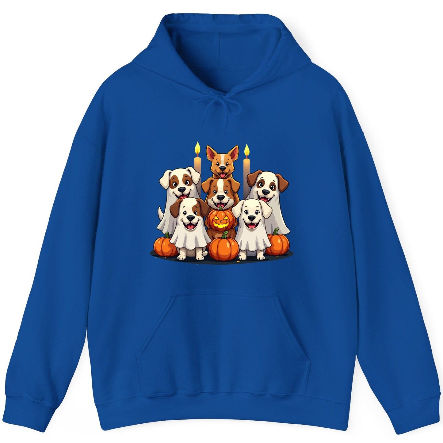 Cute Ghost Dogs Halloween Halloween dogs Hoodie Royal product mockup