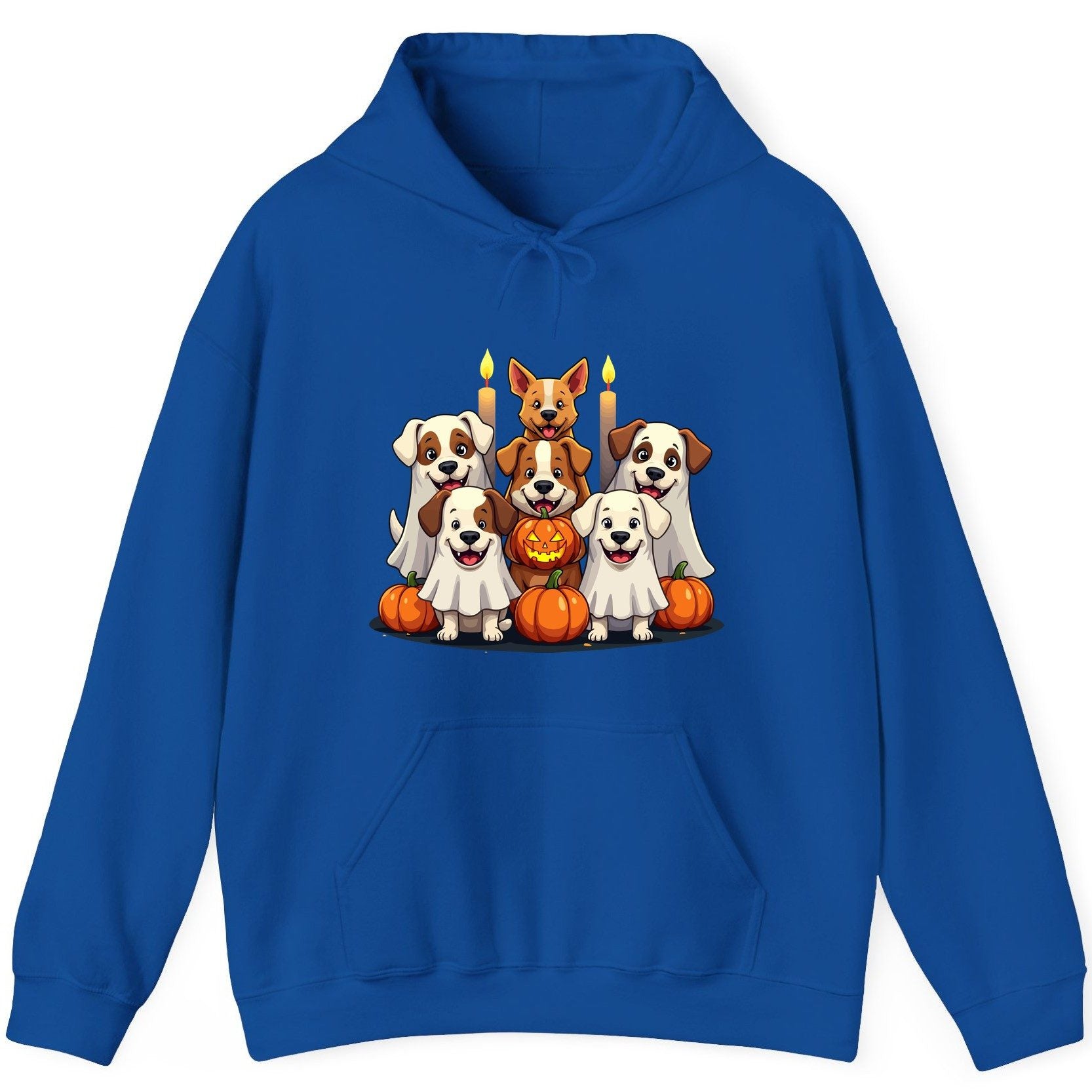 Cute Ghost Dogs Halloween Halloween dogs Hoodie Royal product mockup