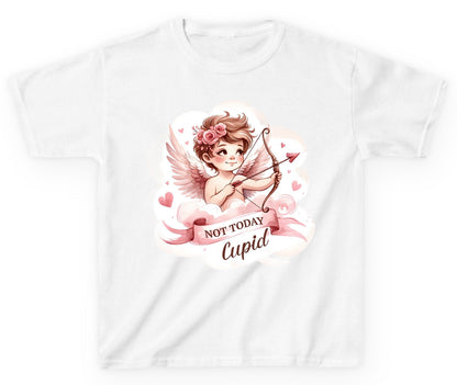 Not Today Cupid cupid Youth T-Shirt White product mockup