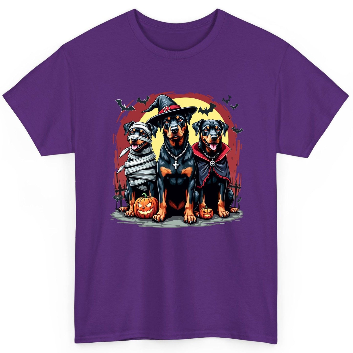 Rottweiler Halloween Costumes rottweiler T-Shirt Purple product mockup