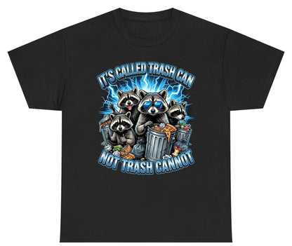 It's Called Trash Can Not Trash Cannot raccoons Youth T-Shirt Black product mockup