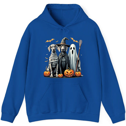 Halloween Weimaraner Dogs Halloween weimaraner dogs Hoodie Royal product mockup