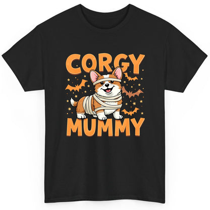 Corgy Mummy corgi T-Shirt Black product mockup