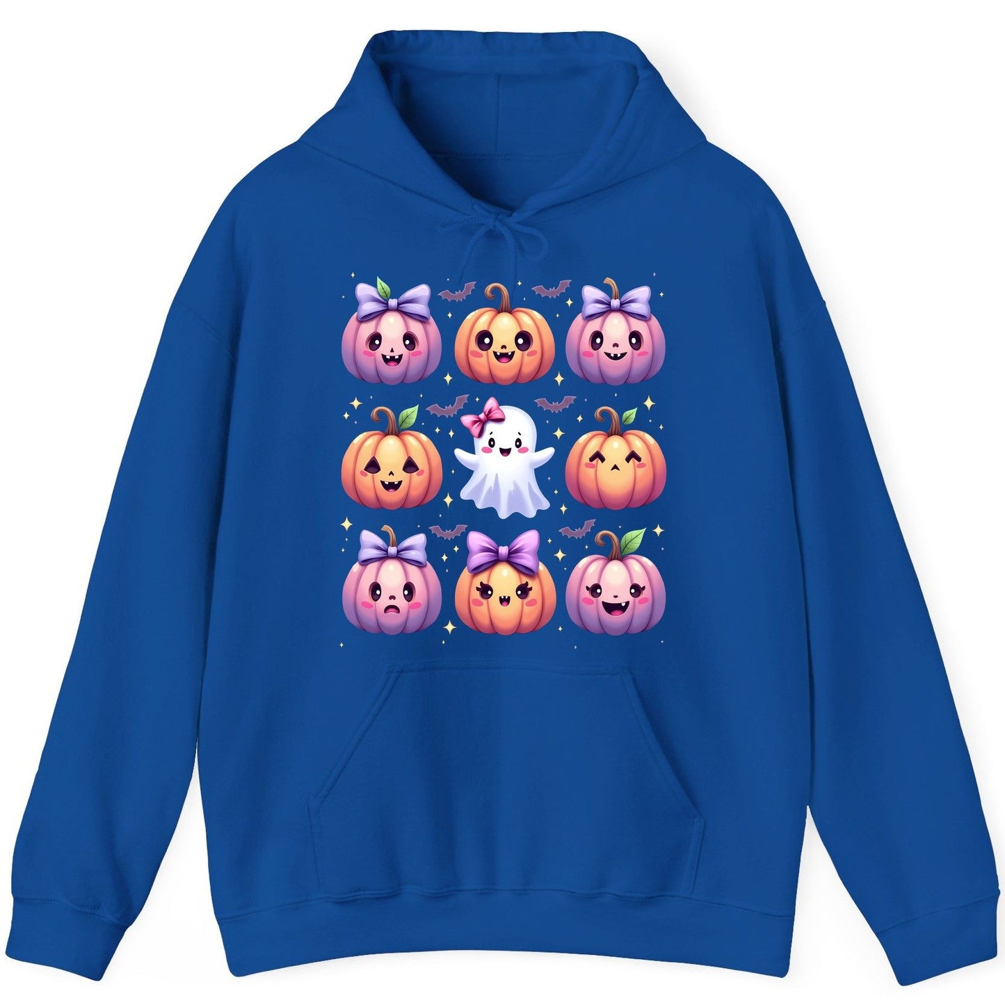 Kawaii Halloween Pumpkins kawaii Halloween Hoodie Royal product mockup