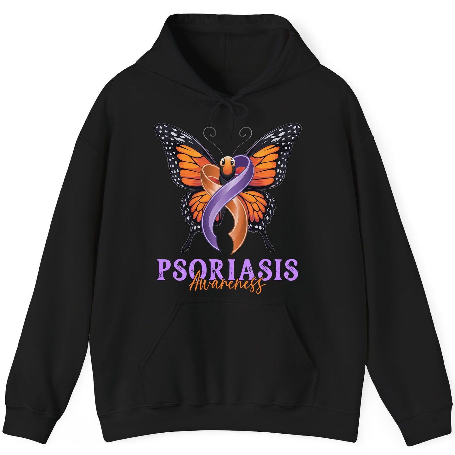 Psoriasis Awareness psoriasis awareness Hoodie Black product mockup