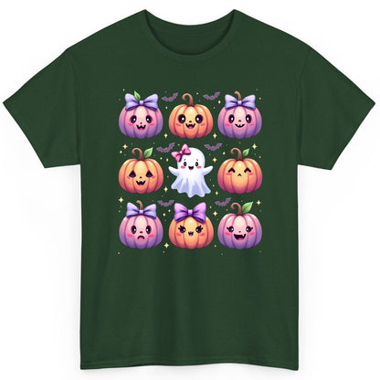 Kawaii Halloween Pumpkins kawaii Halloween T-Shirt Forest Green product mockup