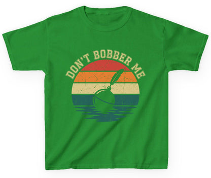 Don't Bobber Me fishing Youth T-Shirt Irish Green product mockup